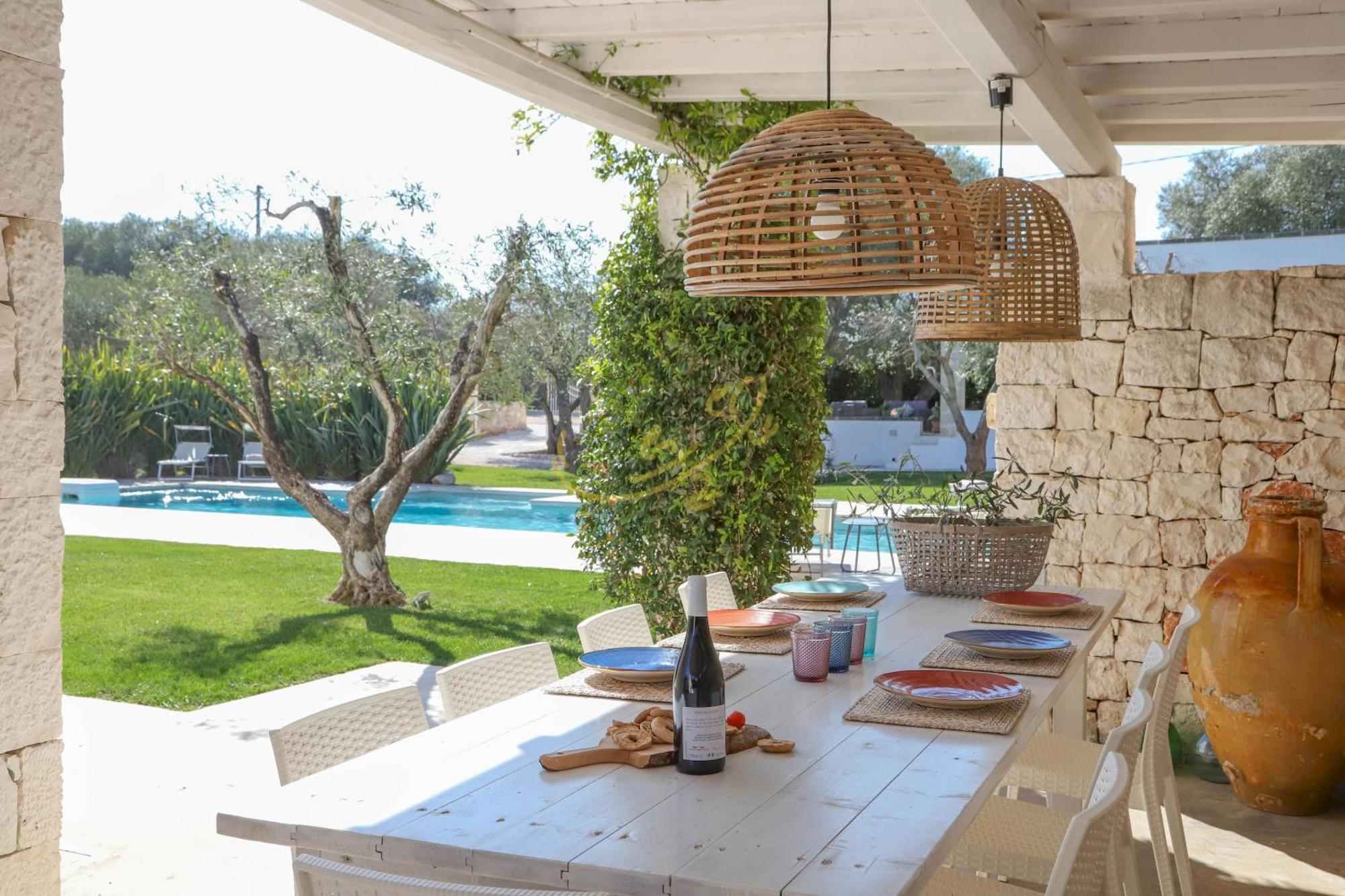Villa Td Dimora Del Giglio With Organic Garden With Pool Ostuni Exterior foto